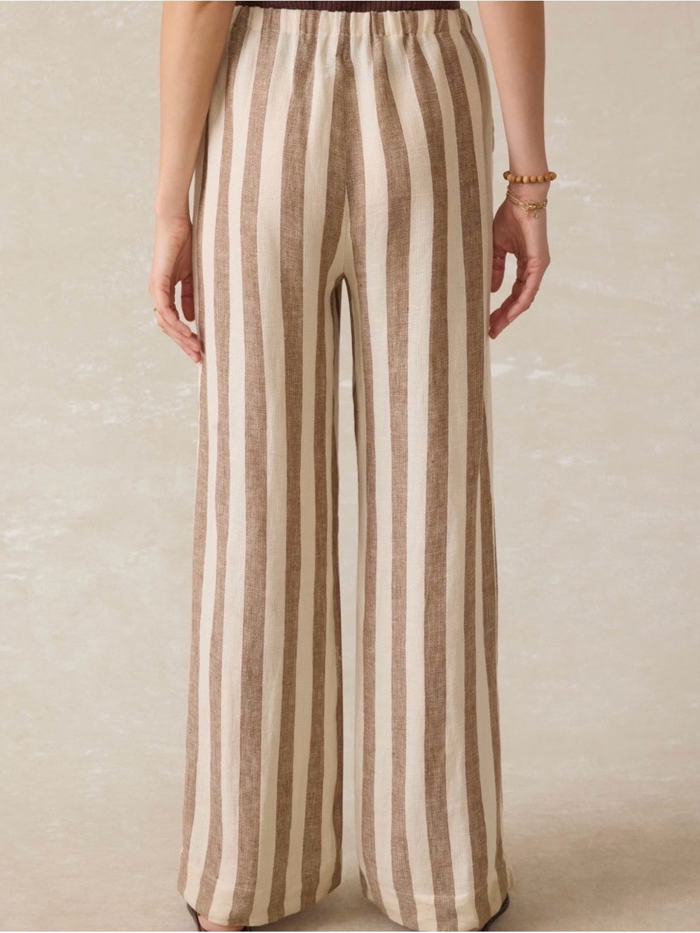 Palma Linen Drawstring Pant - Picture 3 of 10